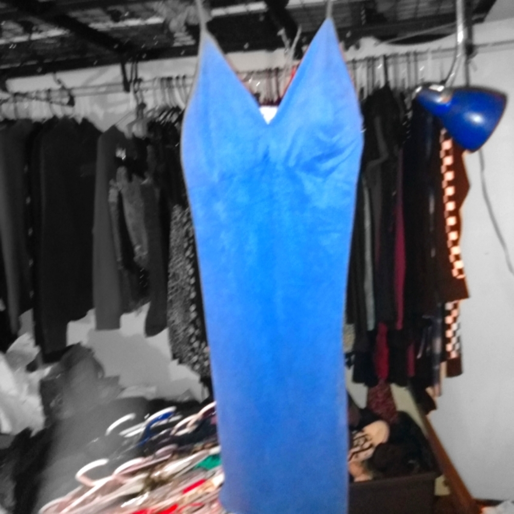 January 7 Perriwinkle Bodycon Midi Dress